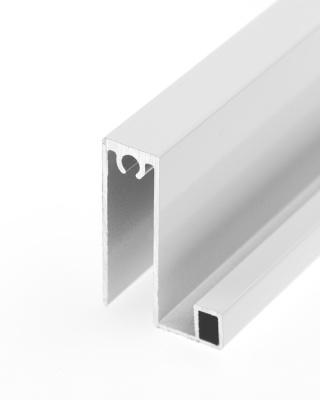 Профиль горизонт. нижний для системы Slim, белый глянец, 5,8м.